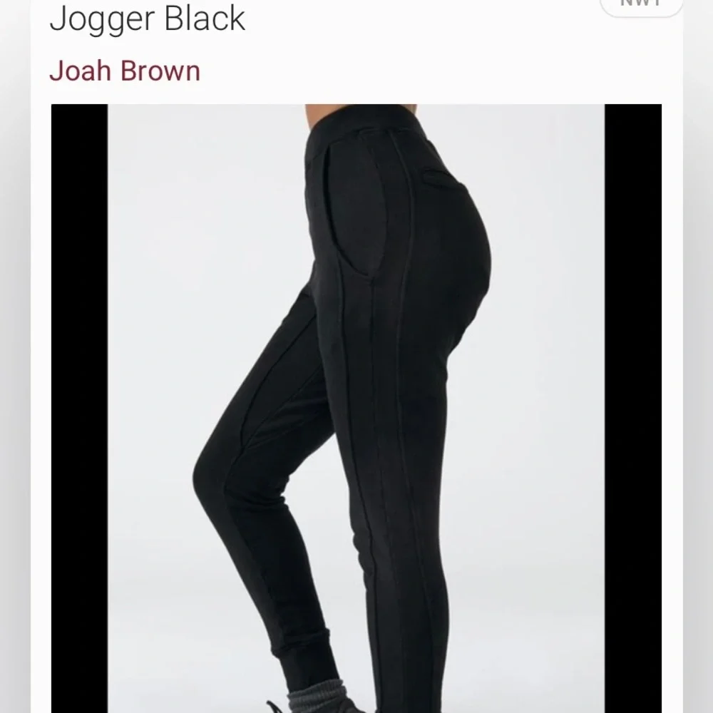 ☄️SOLD☄️JOAH BROWN Limited Edition Stadium Jogger Black S/M - Picture 2 of 7
